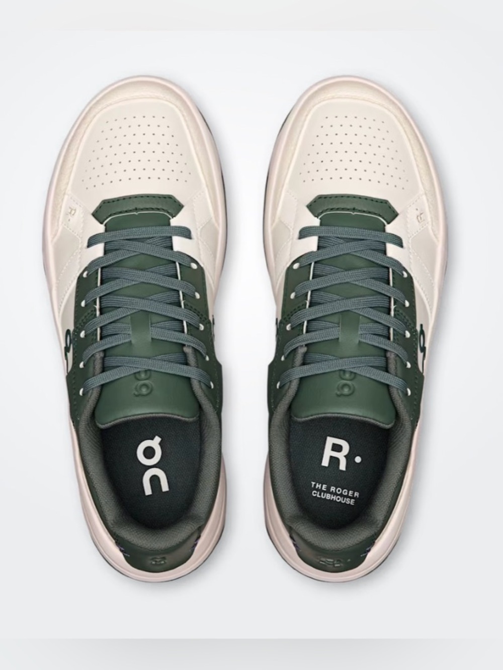 NEW [On] Cloud Running THE ROGER Clubhouse in White/Olive Men’s 8 / Women’s 9.5 - Picture 3 of 12